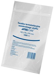Torebka termoizolacyjna wielokrotnego użytku APTEO CARE, 180 mm x 90 mm x 290 mm, 1000 ml