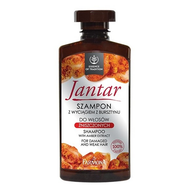 Jantar, szampon z wyciągiem z bursztynu do włosów zniszczonych, 330 ml