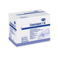 Cosmopor I.V., 8 cm x 6 cm, opatrunek do mocowania kaniul, 50 opatrunków